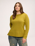 Pullover aus Viskose-Mischgewebe mit Carmenausschnitt image number 0