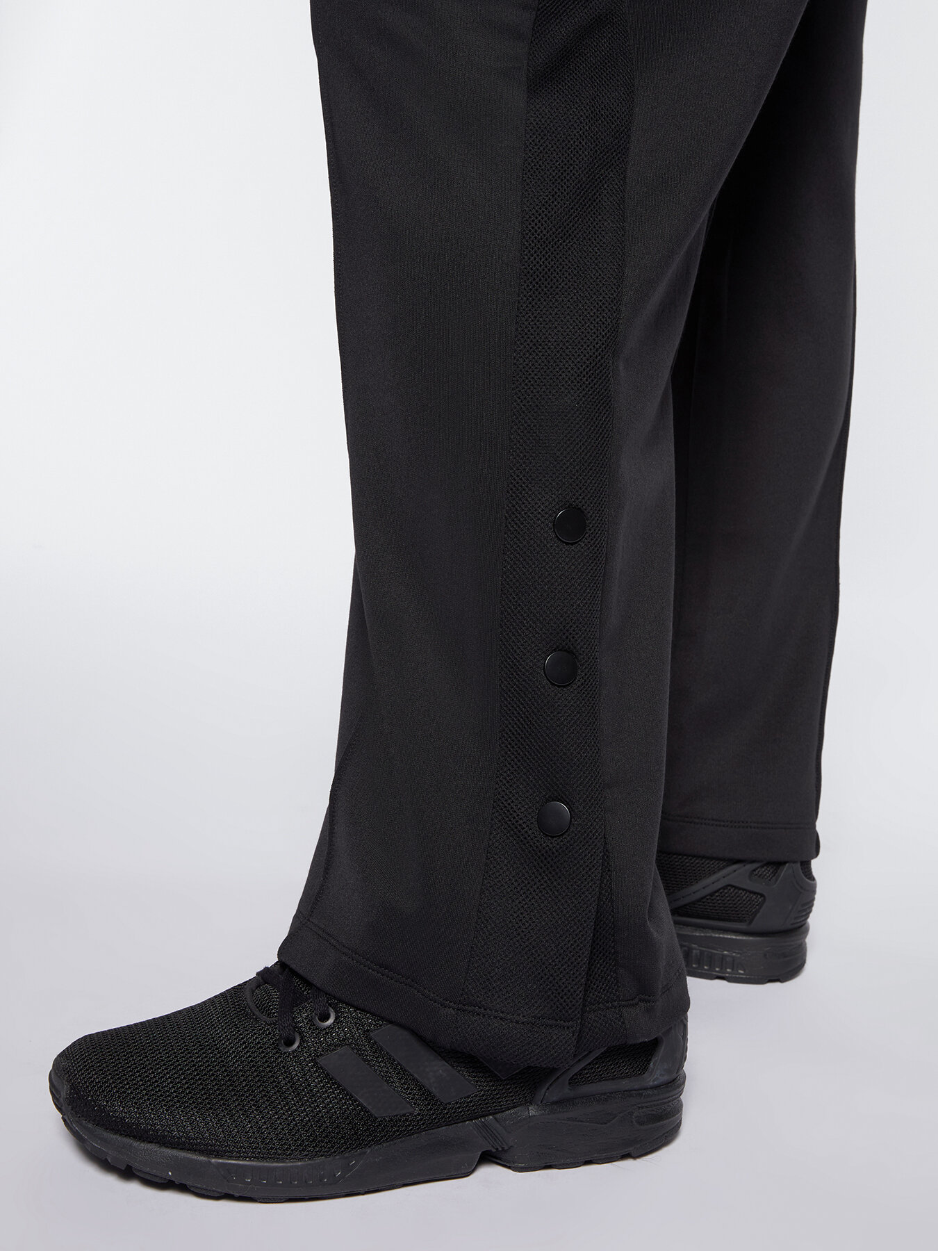 Joggers with mesh tulle inserts image number 2