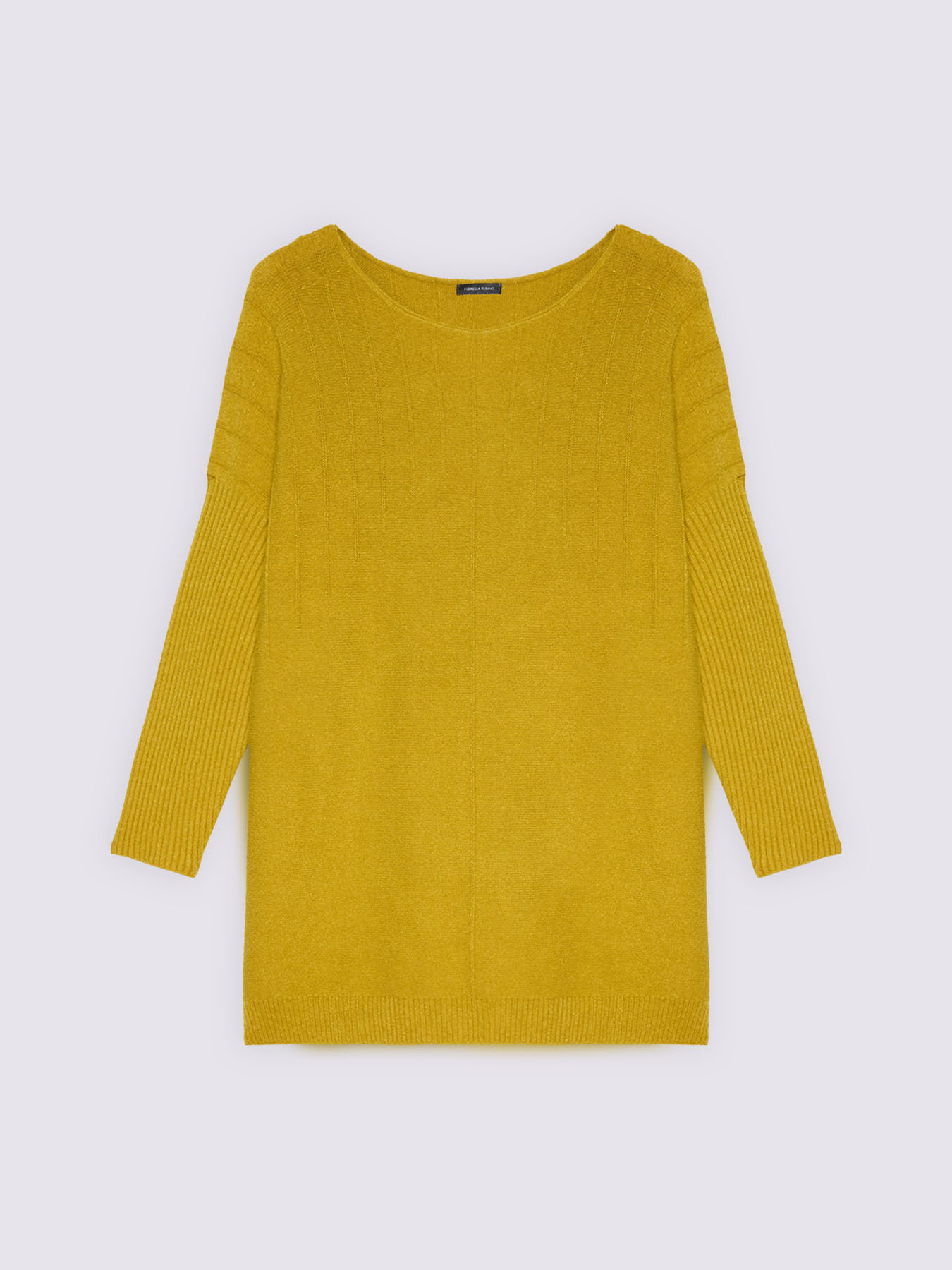 Maglia lunga con scollo a barchetta image number 4