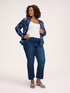 Kick Flare Jeans with Slit image number 5