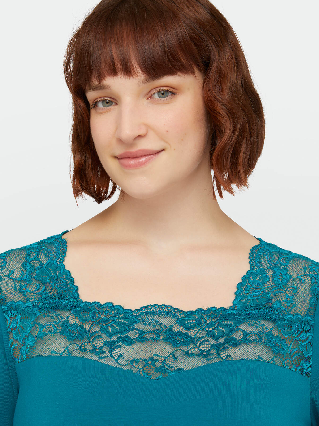 T-Shirt mit Spitze image number 2