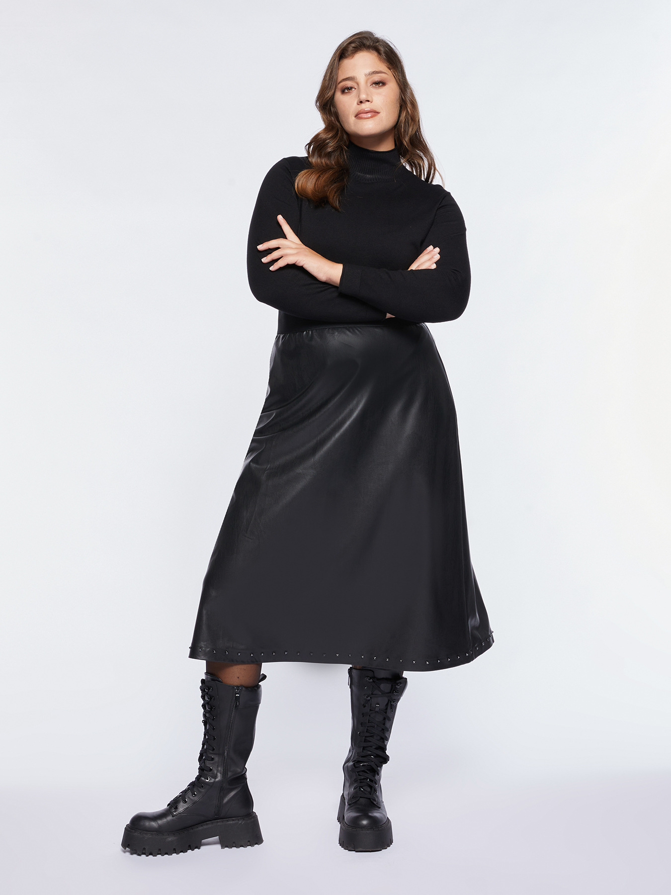 Gonna con borchie image number 2