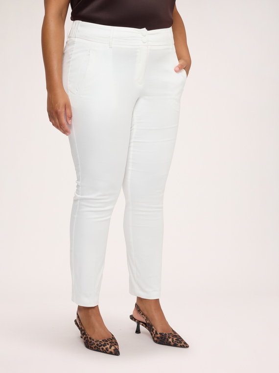 New York stretch cotton trousers