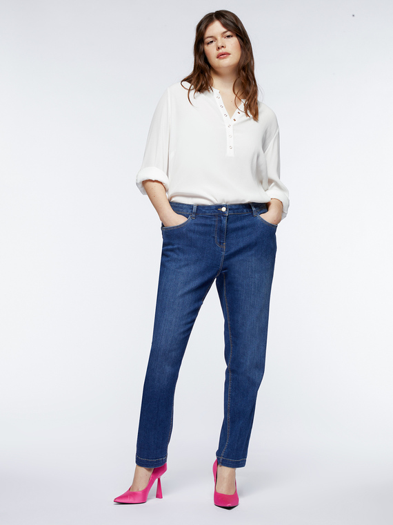 Jeans Slim Girlfit modello Zaffiro
