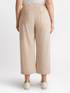 Cropped joggers with lace trims image number 1