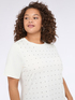 T-shirt in jersey con borchiette image number 2