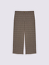 Pantaloni cropped in tessuto check image number 4