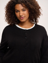 Viscose blend cardigan with round neckline image number 3