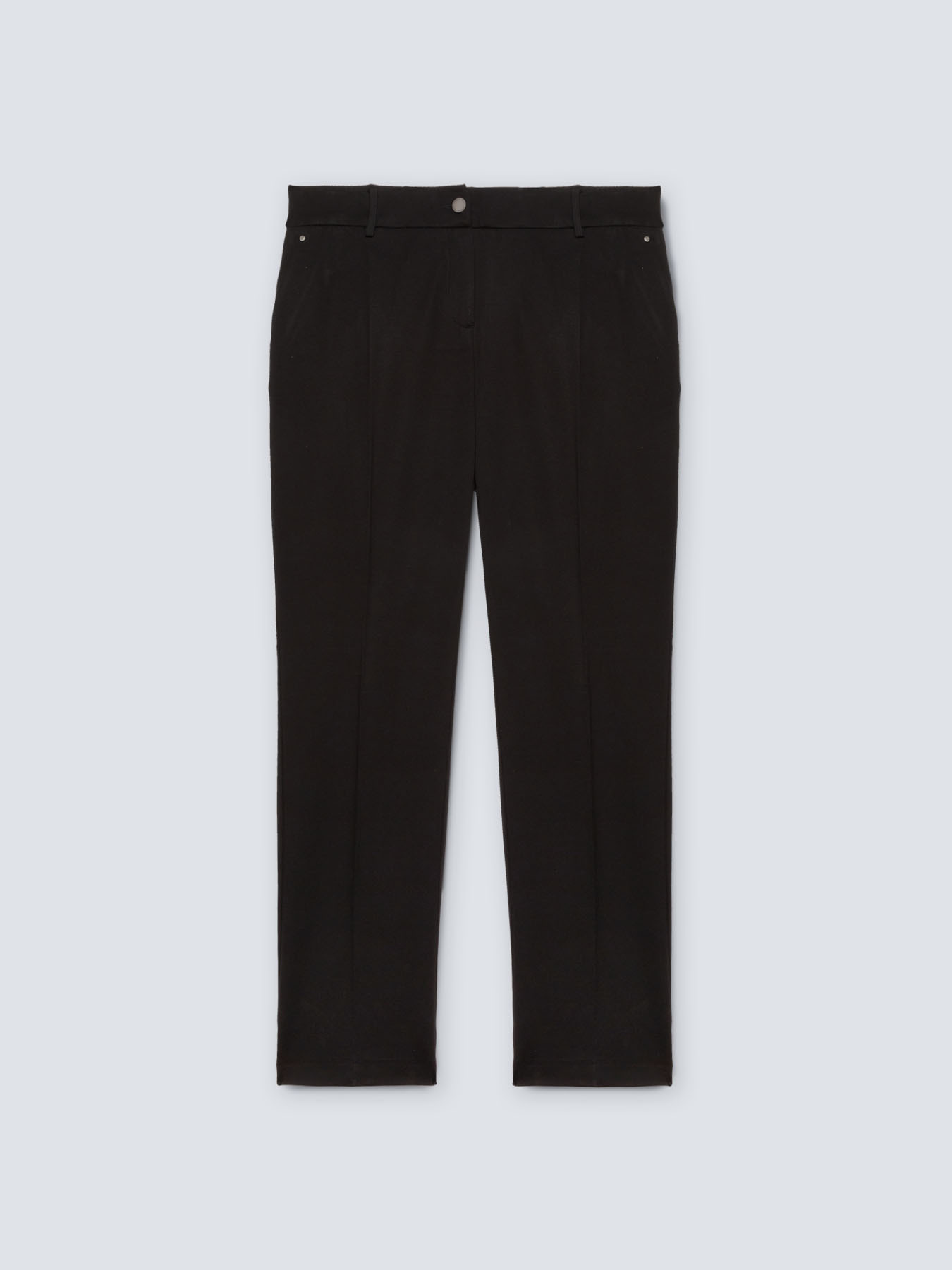 ECOVERO&trade; viscose Milano-stitch trousers image number 4