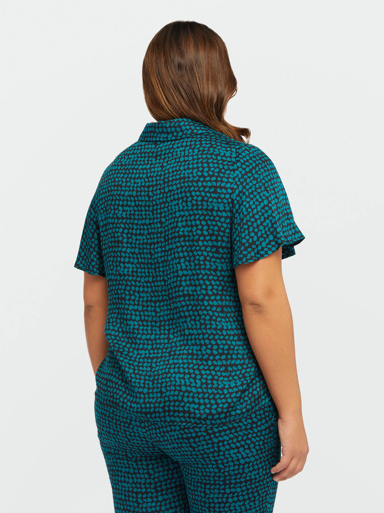 Hemdbluse mit aufgedrucktem Muster image number 1