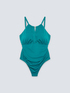One-piece swimsuit with drop neckline image number 4