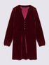 Vestito FREE in velluto con punti luce image number 4