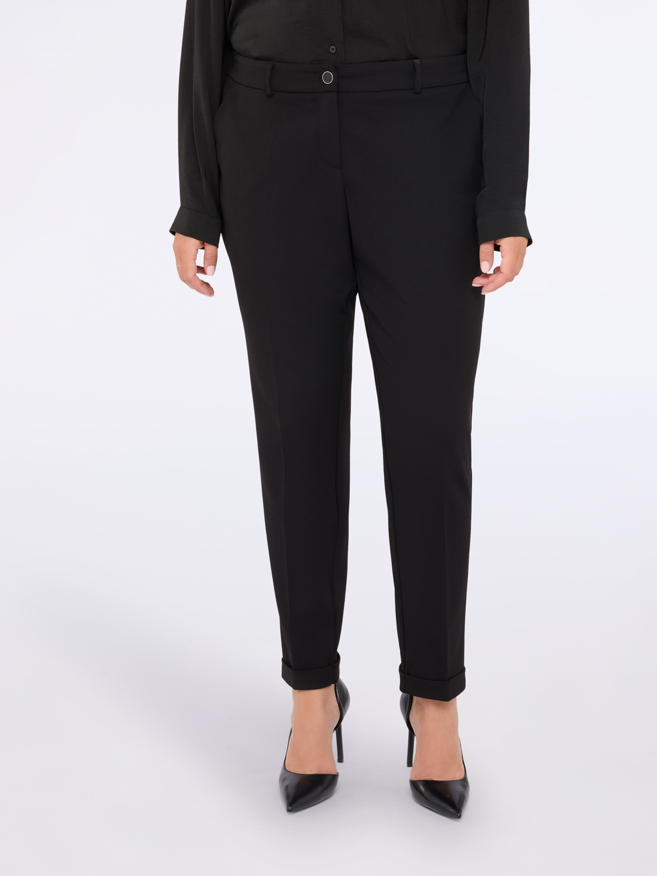 Pantaloni New York in tessuto stretch image number 0