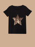 T-shirt con stella ricamata image number 3
