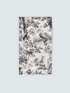 Viscose foulard with tropical print image number 1