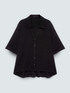 Boxy shirt in viscose muslin image number 4