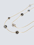 Lange Halskette mit bunten Perlen image number 1