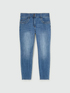 Skinny-Jeans mit Perlenstickerei image number 4