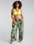 Tropical print trousers image number 0