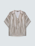 Blusa a righe in viscosa image number 5