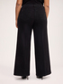 Wide Leg Jeans total black wash image number 1
