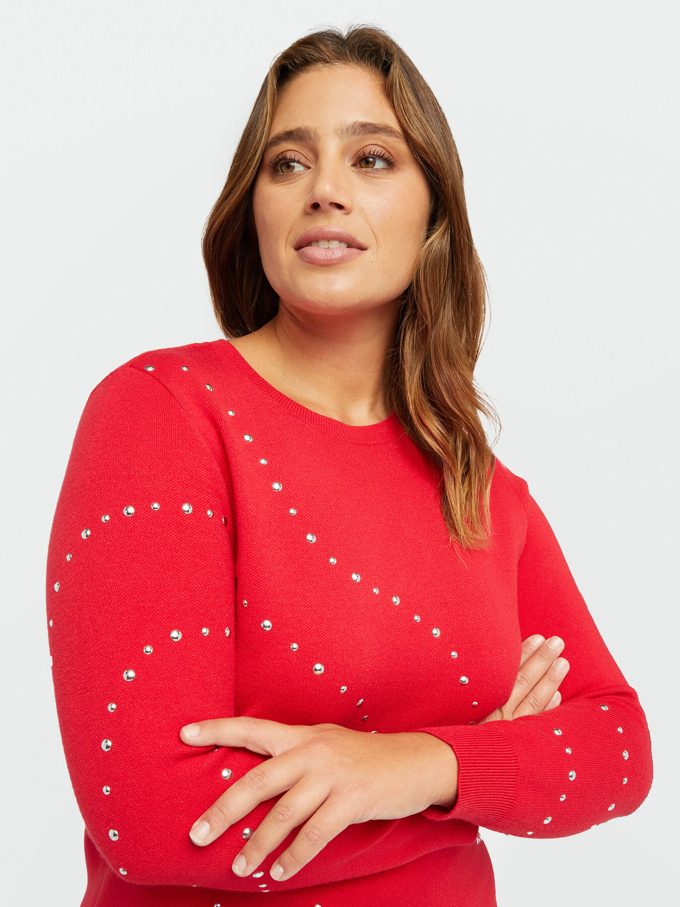 Pull avec cabochons image number 0