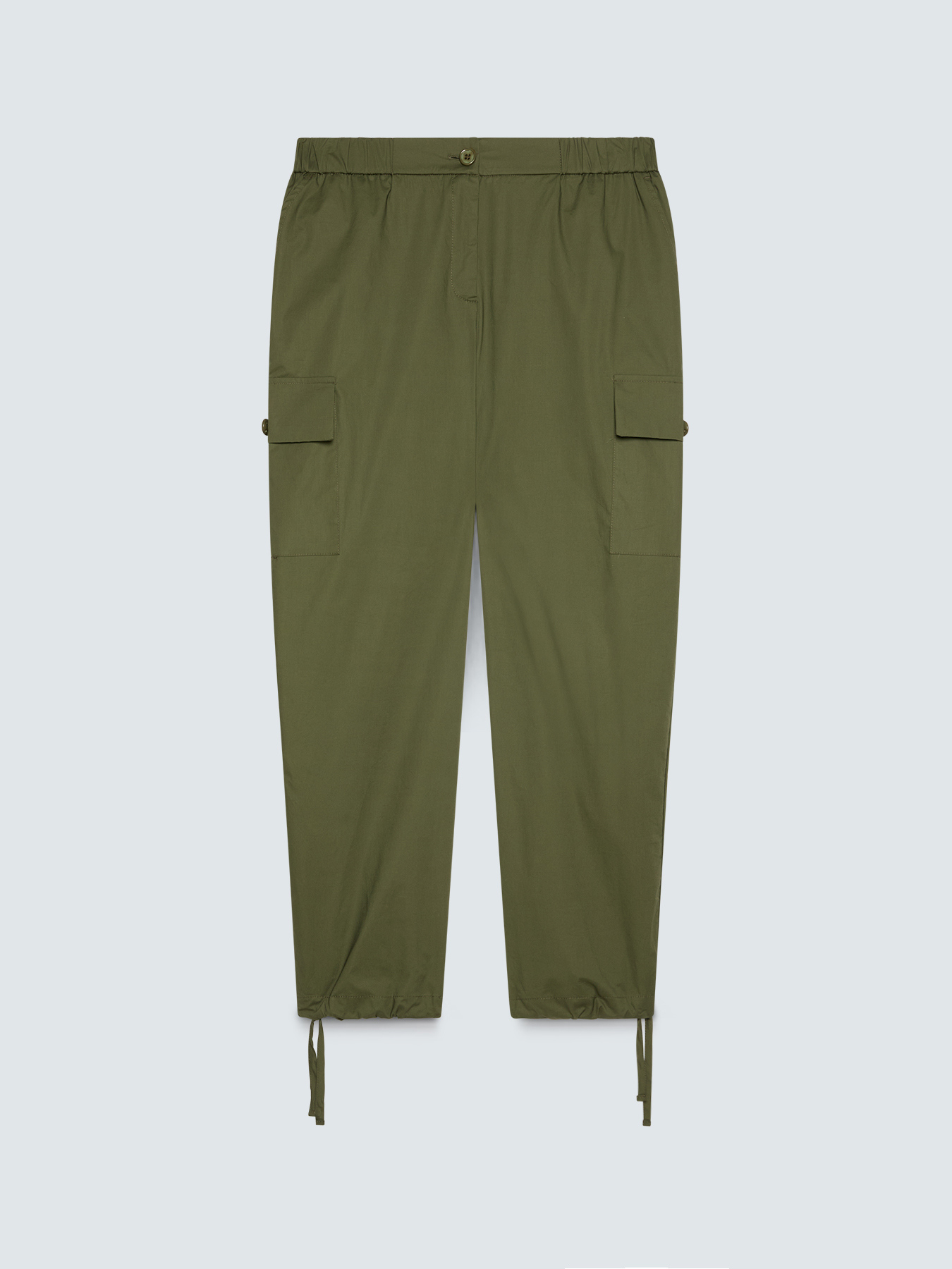 Pantaloni cargo in cotone image number 4