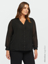 Bluse aus Stoff mit eingewebtem Muster image number 4