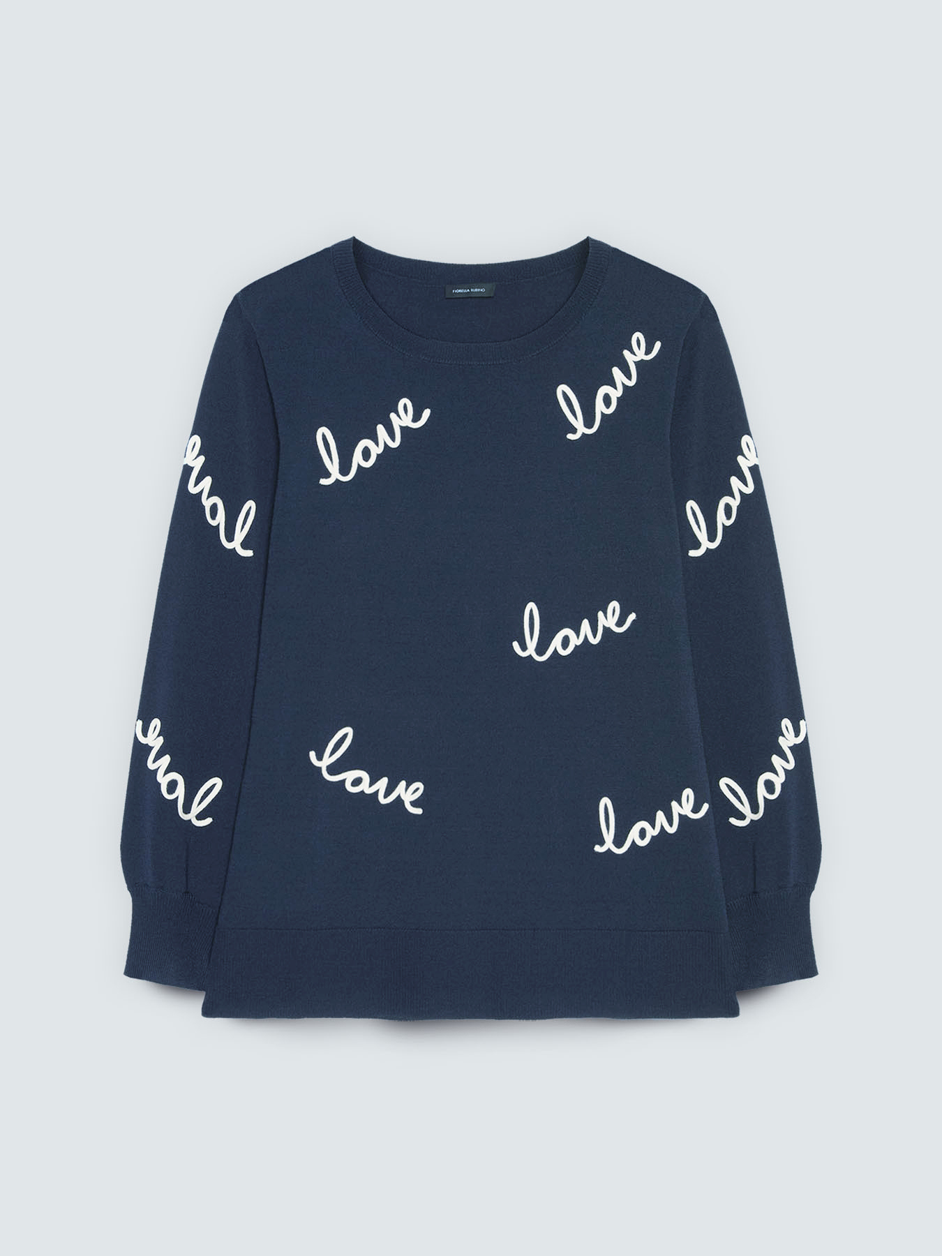 Sweater with love embroidery image number 5