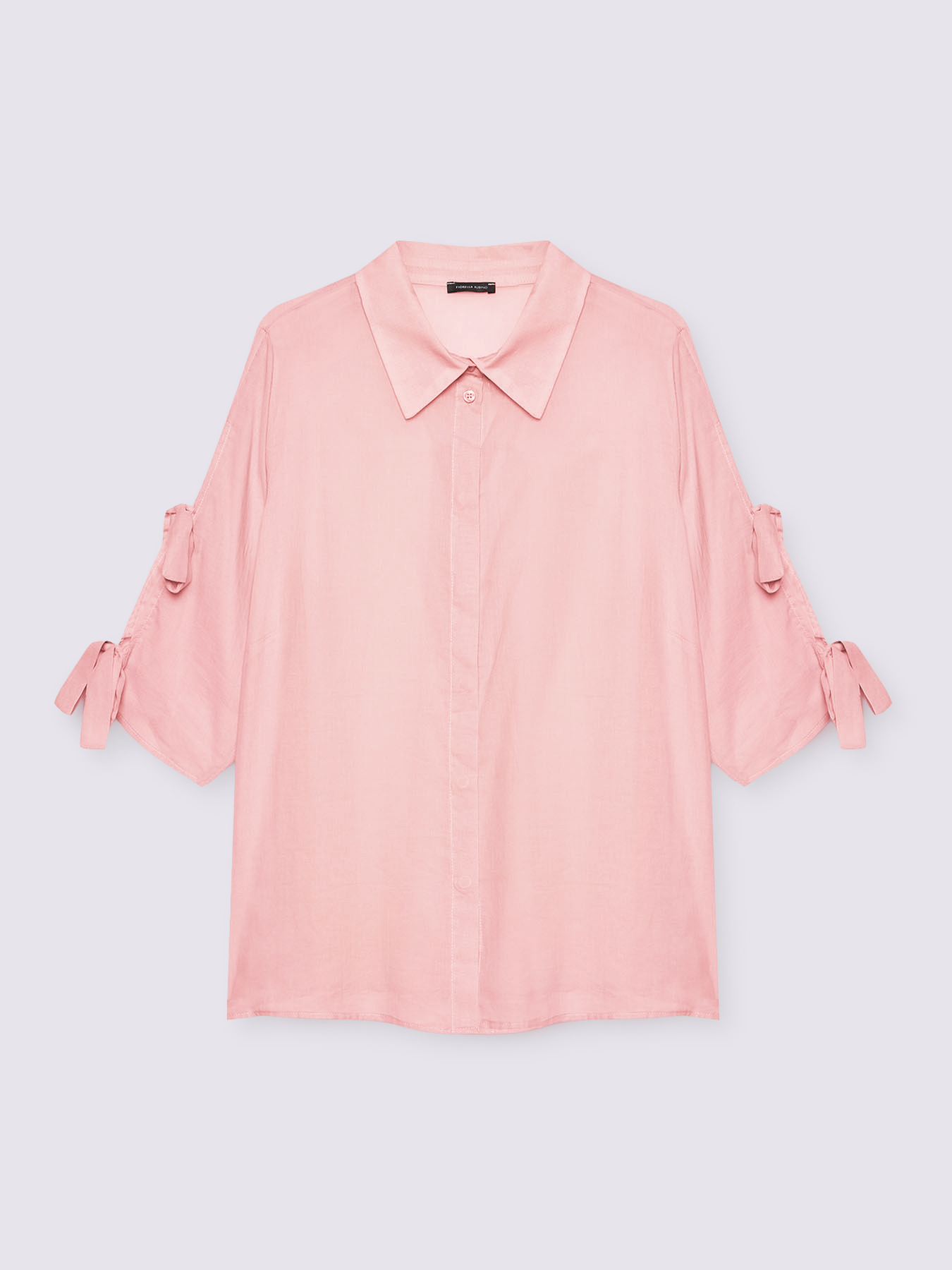 Camicia in cotone con fiocchi sulle maniche image number 4