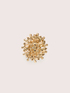 Blumenbrosche mit glitzernden Applikationen image number 2