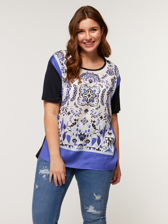 Fiorella Rubino T-shirt con stampa bandana Donna