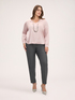 Satin blouse with fringe image number 2