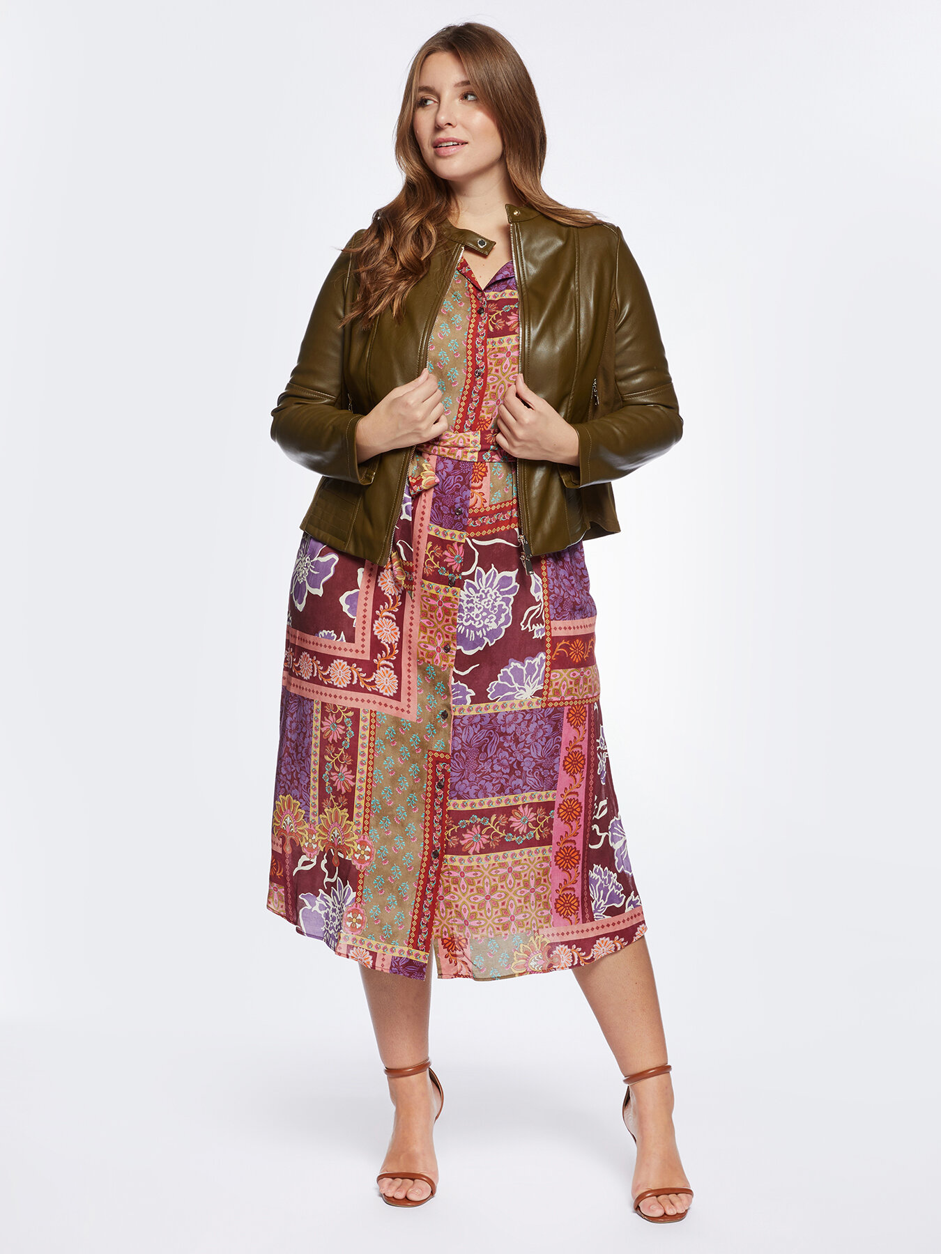 Blousonjacke aus Lederimitat image number 2