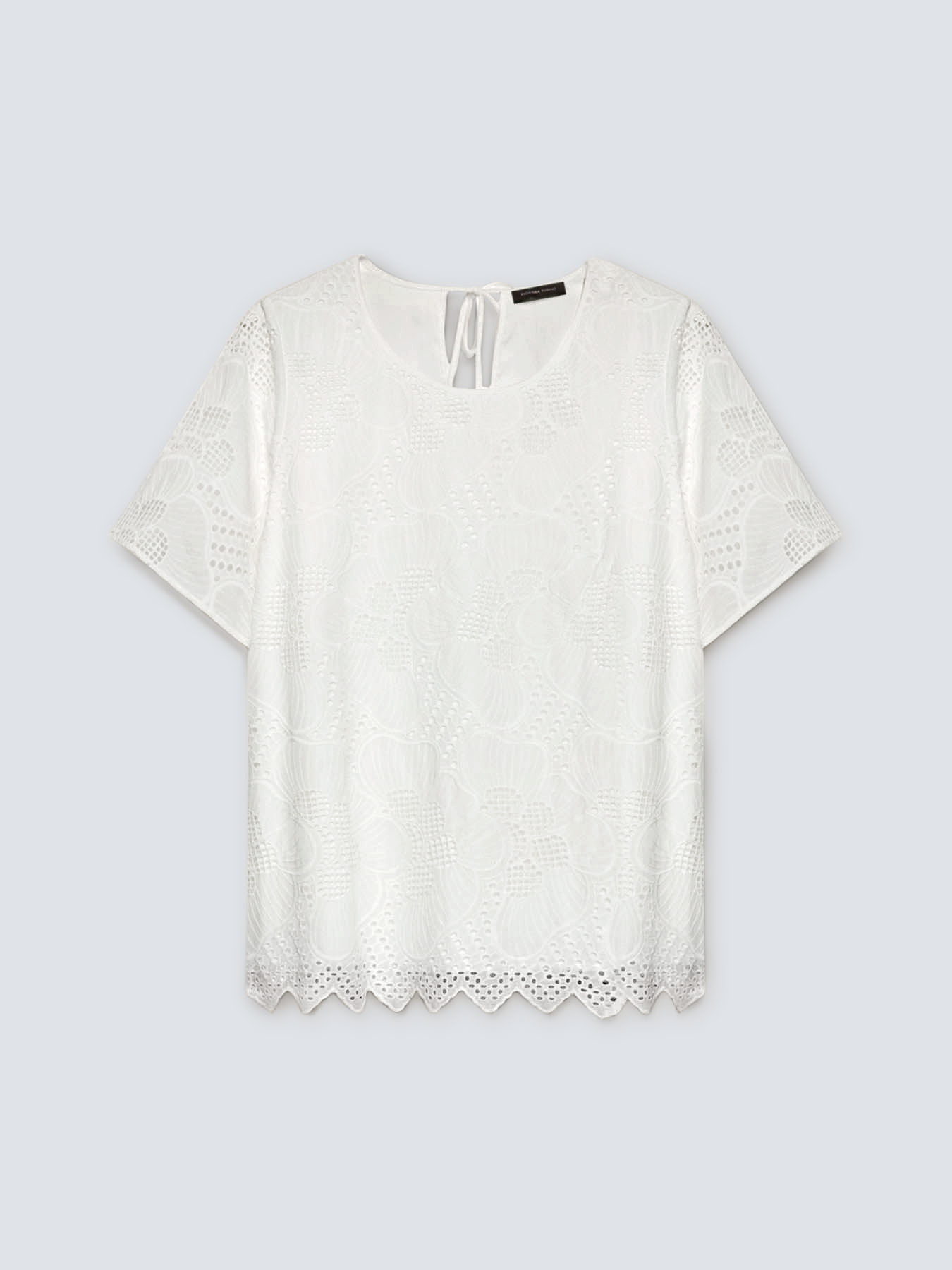 Blusa floreale in Sangallo image number 4