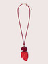 Long necklace with double pendant image number 1