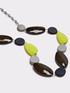 Lange Halskette mit farbigen Steinen image number 1