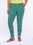 Hose aus bedrucktem Jersey image number 1