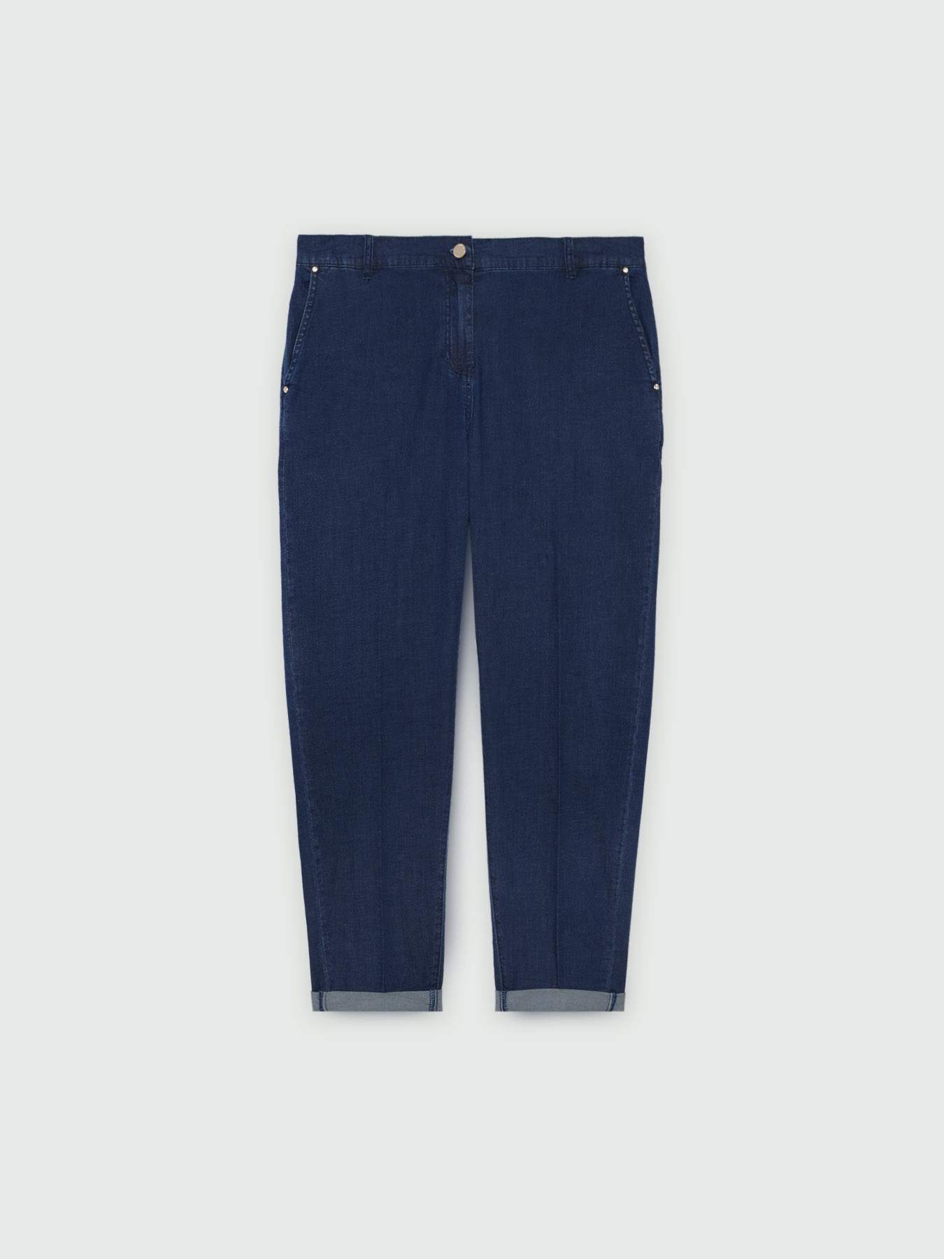 Jeans balloon con tasche all'americana image number 4