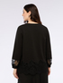 Sweatshirt with lace inserts image number 1
