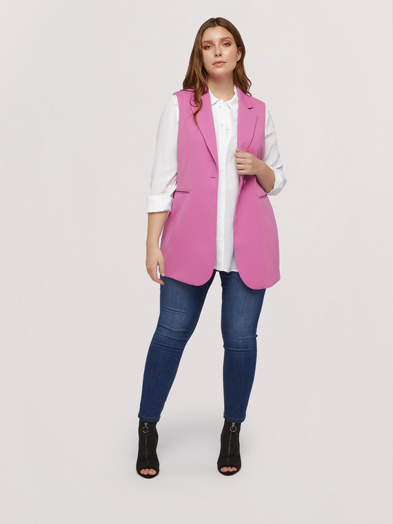 Fiorella Rubino Jeggings basic mid blue Smart Denim Collection Donna Blu