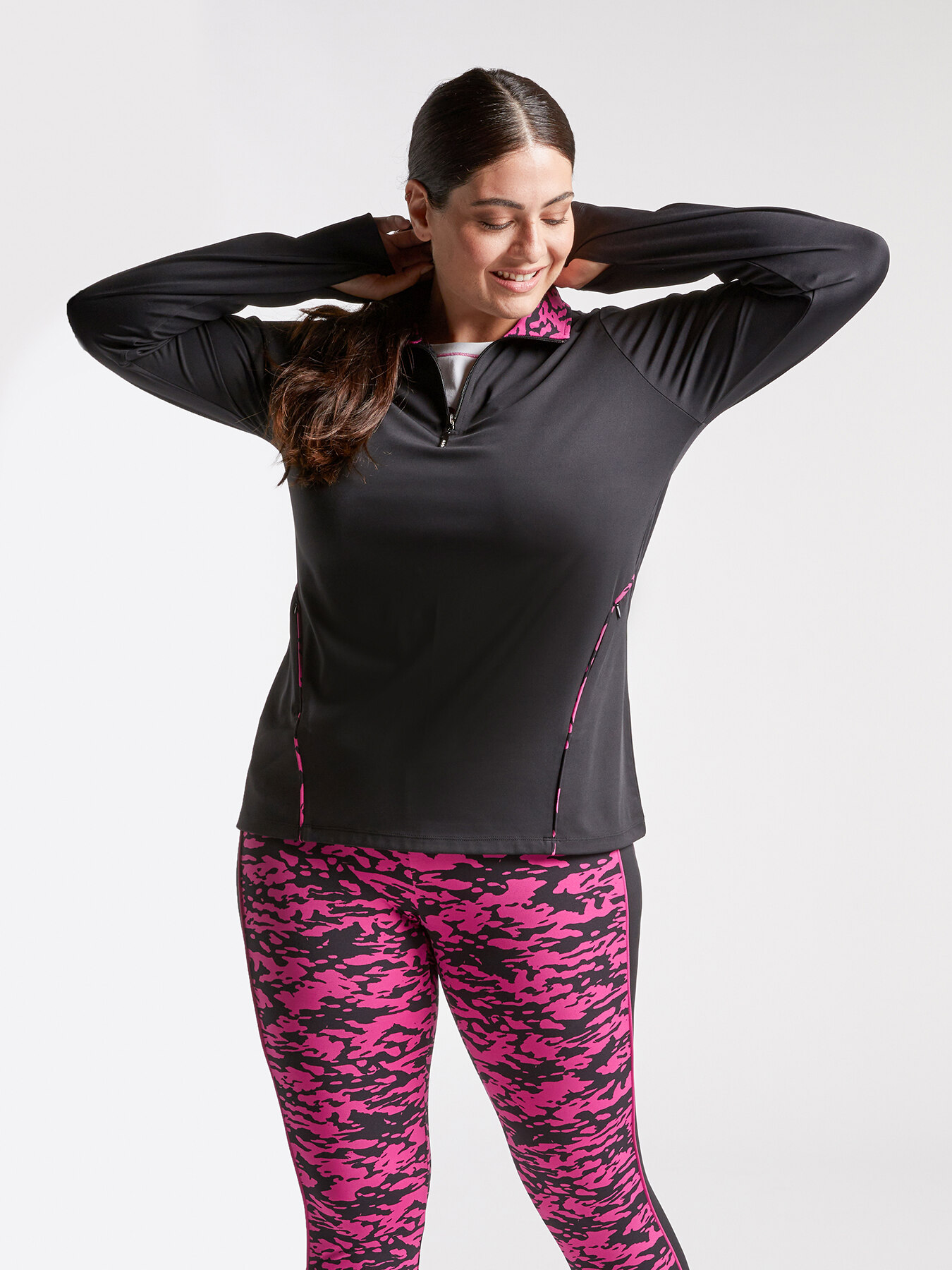 Sweatshirt &bdquo;GO.&ldquo; mit Animalier-Details image number 0