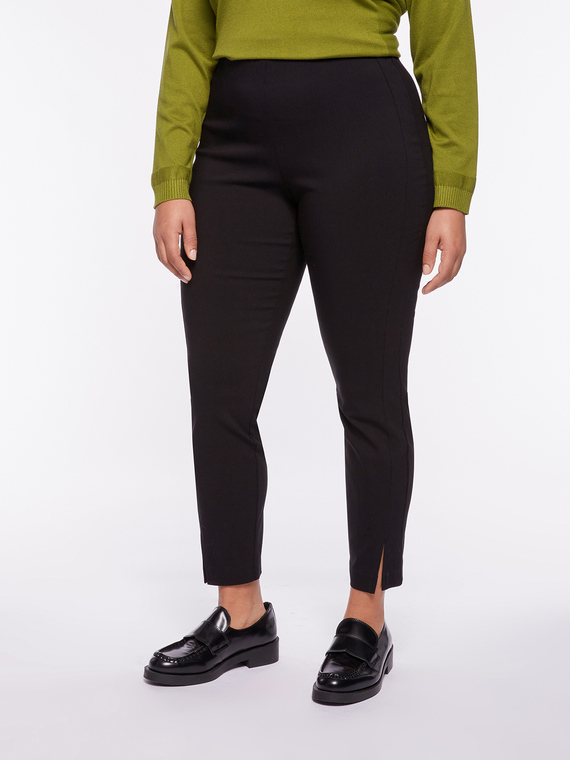 Skinny trousers with side inserts