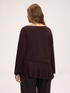 Sweatshirt with ruffled hem image number 1