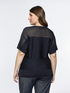 Lurex sweater with short sleeves image number 1