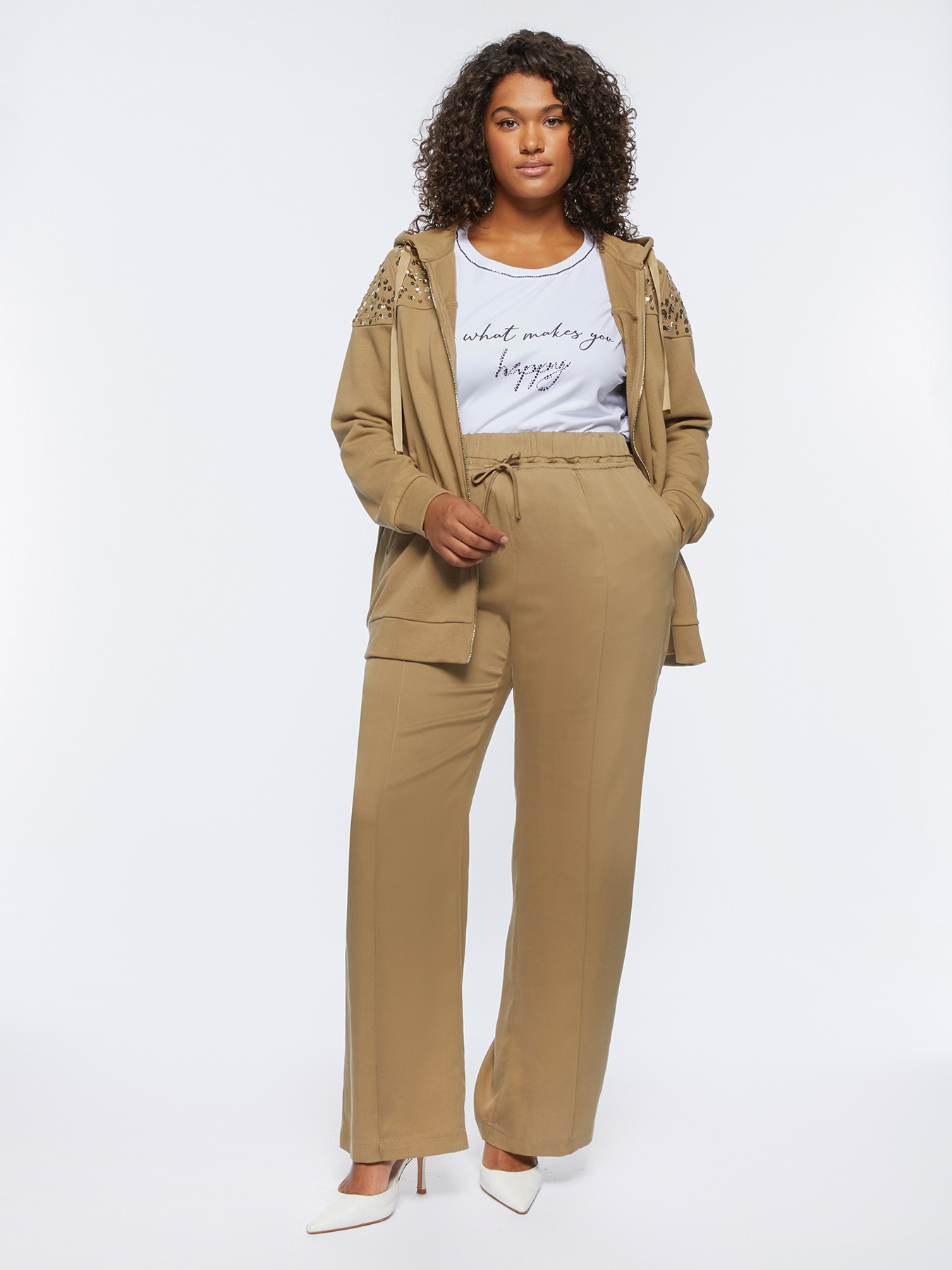 Pantaloni con bordo in vita image number 2