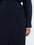 Long skirt with wrap closure image number 3