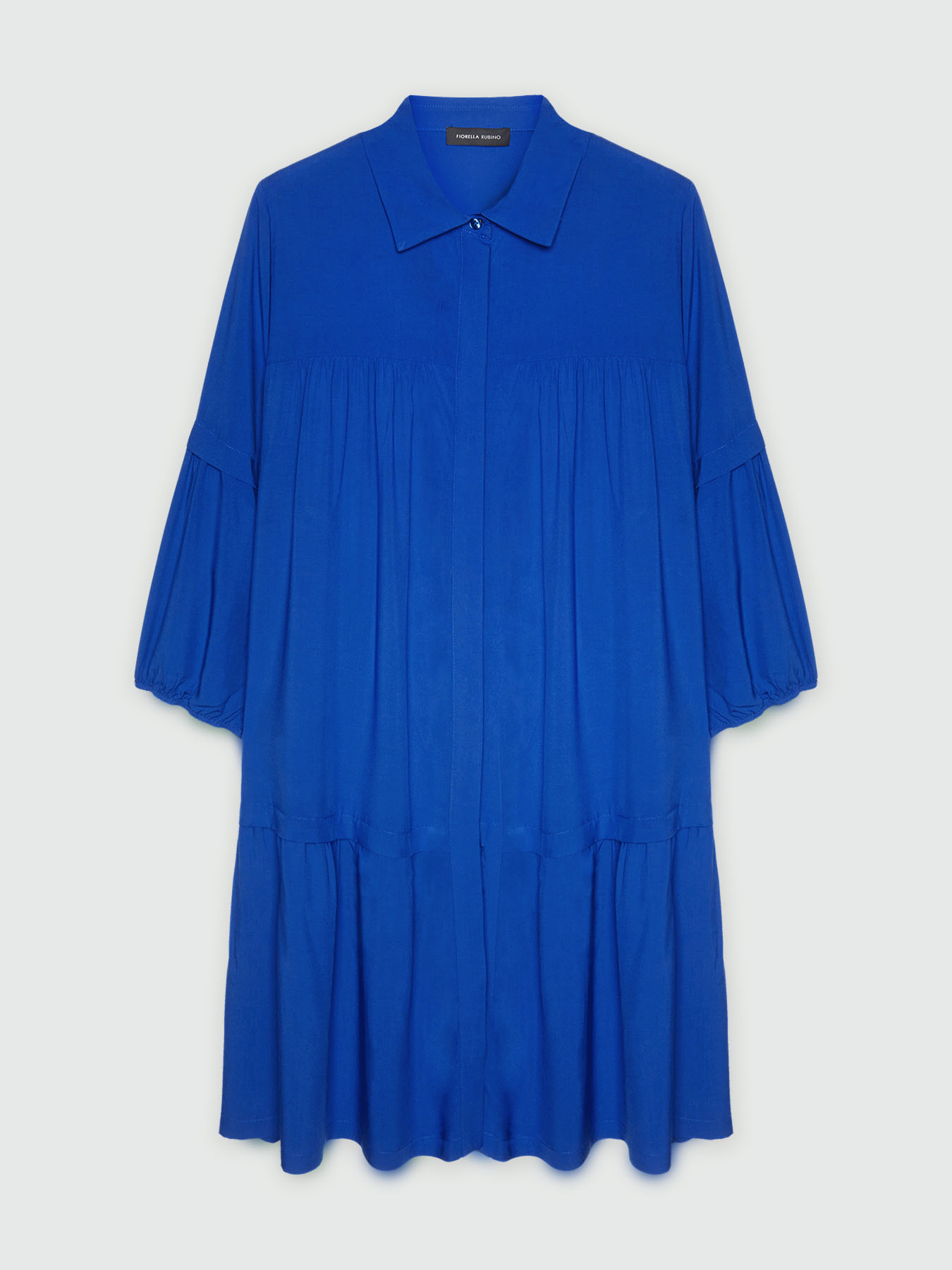 Vestito a balze con viscosa LENZING&trade; ECOVERO&trade; image number 4