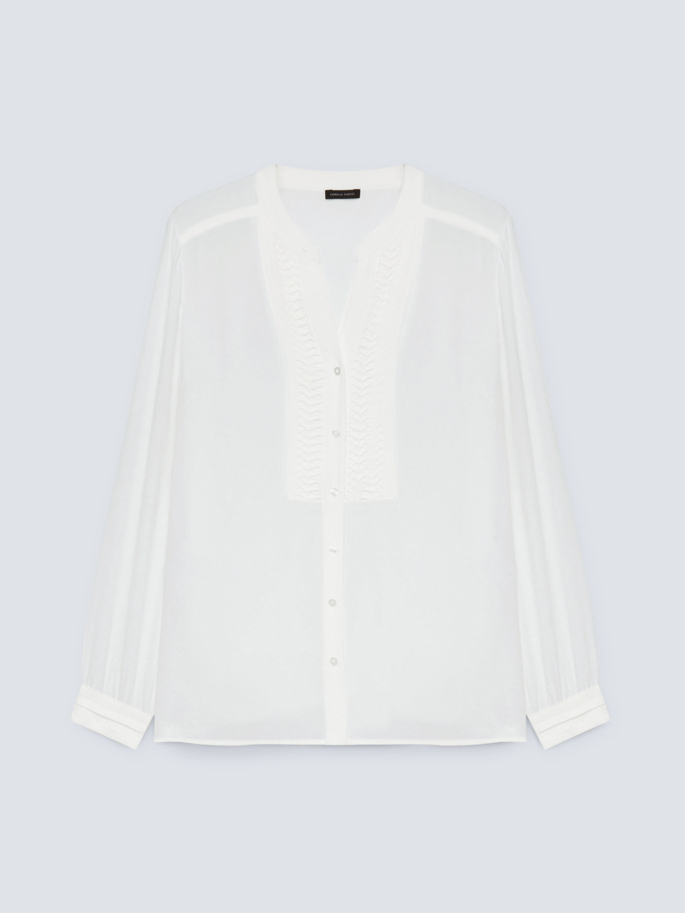 Blusa con pliegues por delante image number 3