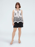 Viscose top with print image number 2